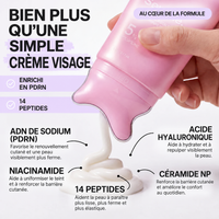 Tube Gua Sha crème PDRN intégré