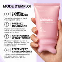 Tube Gua Sha crème PDRN intégré
