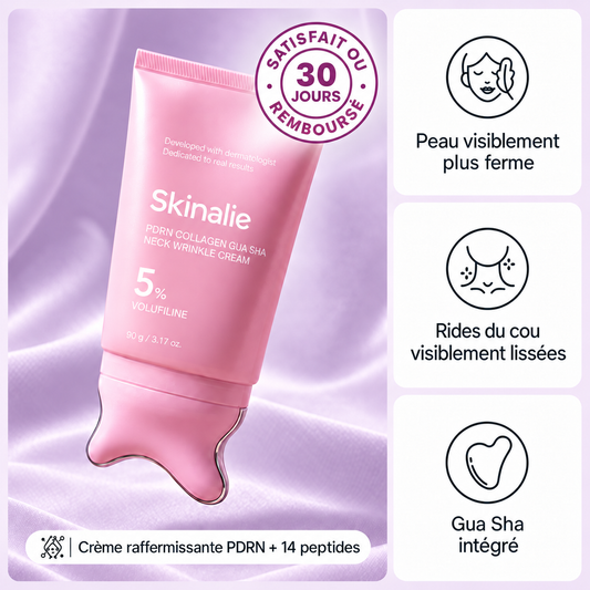 Tube Gua Sha crème PDRN intégré